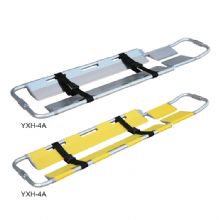  鋁合金鏟式擔架YXH-4A 采用分離型剛性結(jié)構(gòu)，轉(zhuǎn)送骨折及重傷病員擔架長度根據(jù)人身長可作隨意調(diào)節(jié)