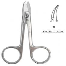 金鐘金冠剪K21190 11cm 彎齒科剪