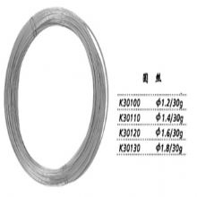 金鐘牙用絲  K30100 圓絲 φ1.2（30g）口腔鋼絲