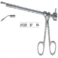 金鐘鼻咽活體取樣鉗H7C030 15cm 管式 下彎30° 帶接口 φ4H7版光學鉗