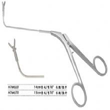 金鐘鼻取樣鉗H7M020 14cm管式 彎70°長(zhǎng)圓 豎開(kāi)H7版鼻取樣鉗