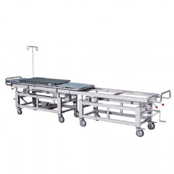 華瑞醫(yī)用轉(zhuǎn)移車(新級(jí)不銹鋼縱橫醫(yī)用轉(zhuǎn)移車)B022 II型 3310×530×580-870mm