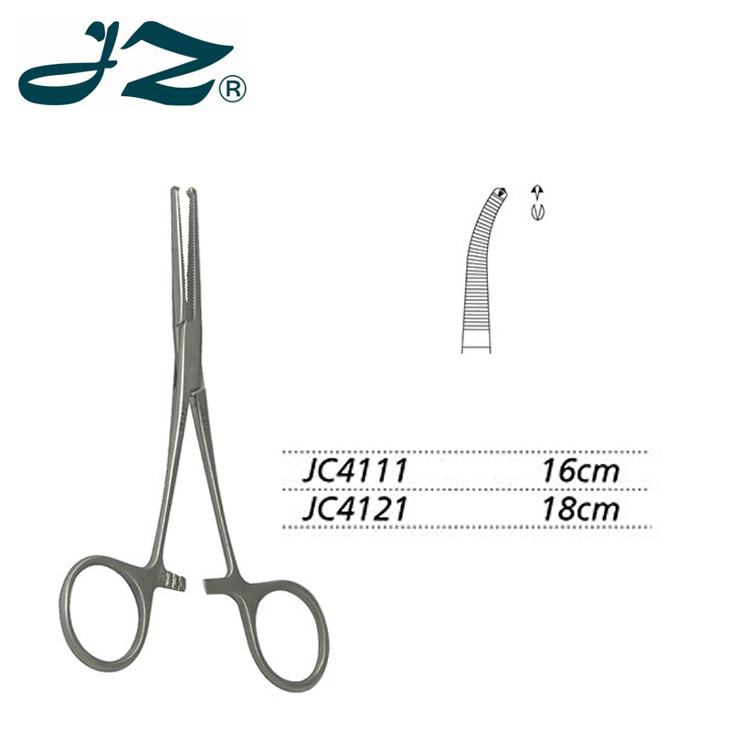 金鐘止血鉗JC4111 16cm 彎有鉤(羅-奧氏)