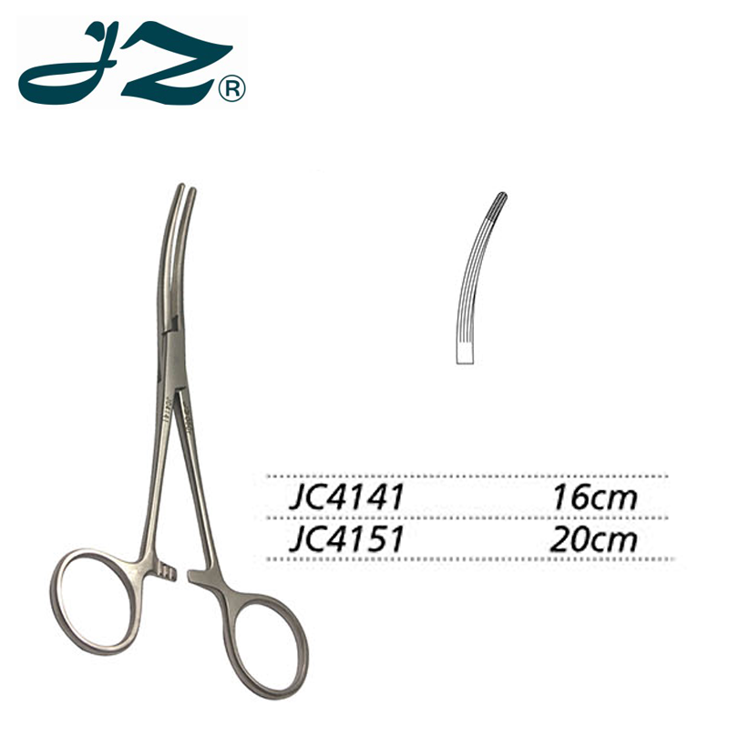 金鐘止血鉗JC4151 20cm 彎直齒(羅-卡氏)