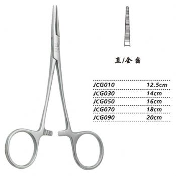 金鐘止血鉗JCG090 20cm 直全齒 (精細(xì))