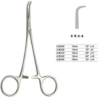 金鐘分離結(jié)扎鉗JC8310 16cm 90°×17全齒