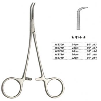 金鐘分離結(jié)扎鉗JC8700 24cm 80°×17全齒