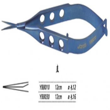 金鐘膜狀內(nèi)障剪YBB030 12cm 直 刃長(zhǎng) 16