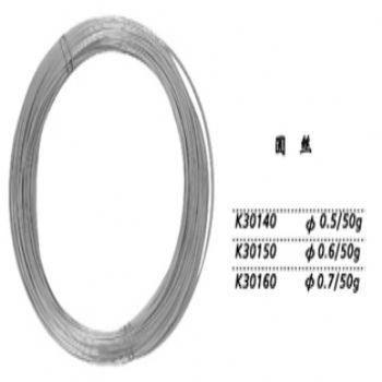 金鐘牙用絲K30150 圓絲 φ0.6(50g)