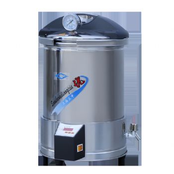 三申手提式不銹鋼壓力蒸汽滅菌器(定時數(shù)控)YX280 15L