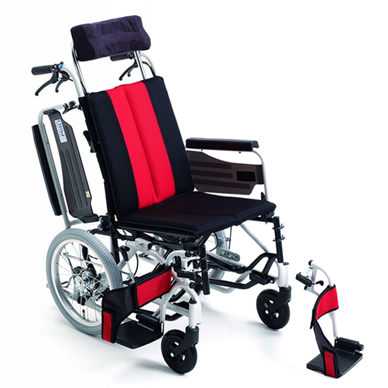 MIKI三貴手動輪椅車MP-Ti 紅色 W717