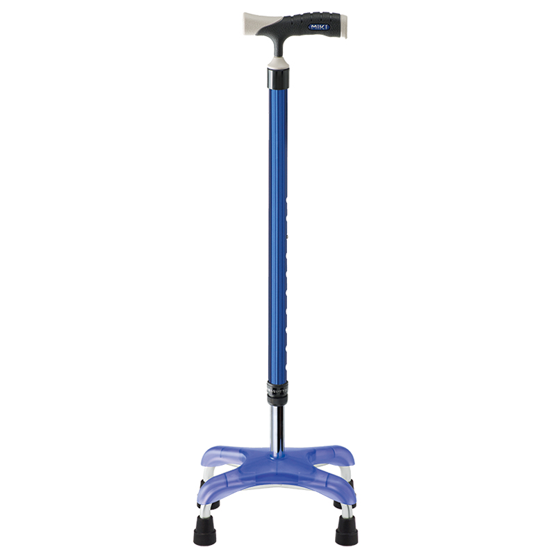 MIKI三貴四腳拐杖MRS-010310 藍色