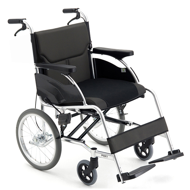 MIKI三貴手動輪椅車MCSC-43L 黑色 W8