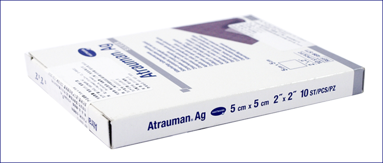 保赫曼德濕銀 含銀傷口敷料 Atrauman AG st 5x5cm 保赫曼德濕銀 含銀傷口敷料 Atrauman AG st 5x5cm
